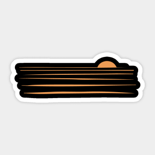 Retro beach days Sticker